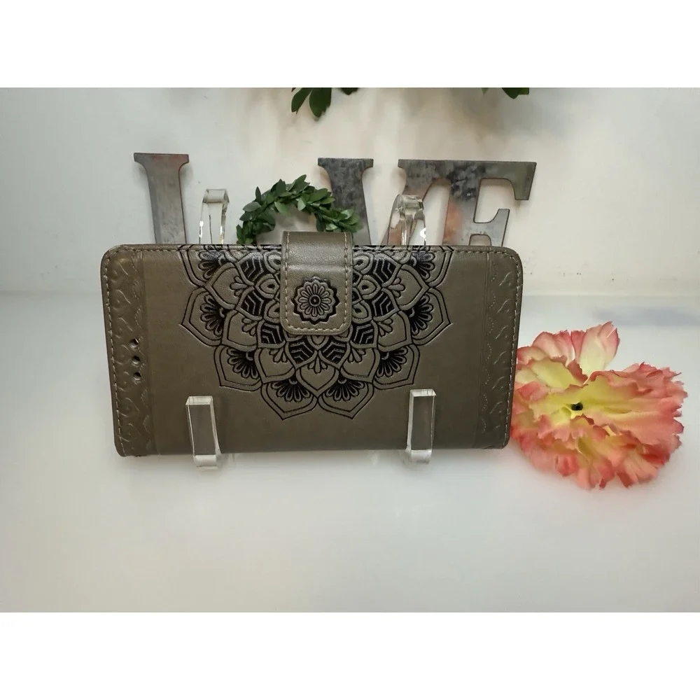 Caseowl Wallet Mandala Design‎ Two Pc Detachable Case Compatible With iPhone 12